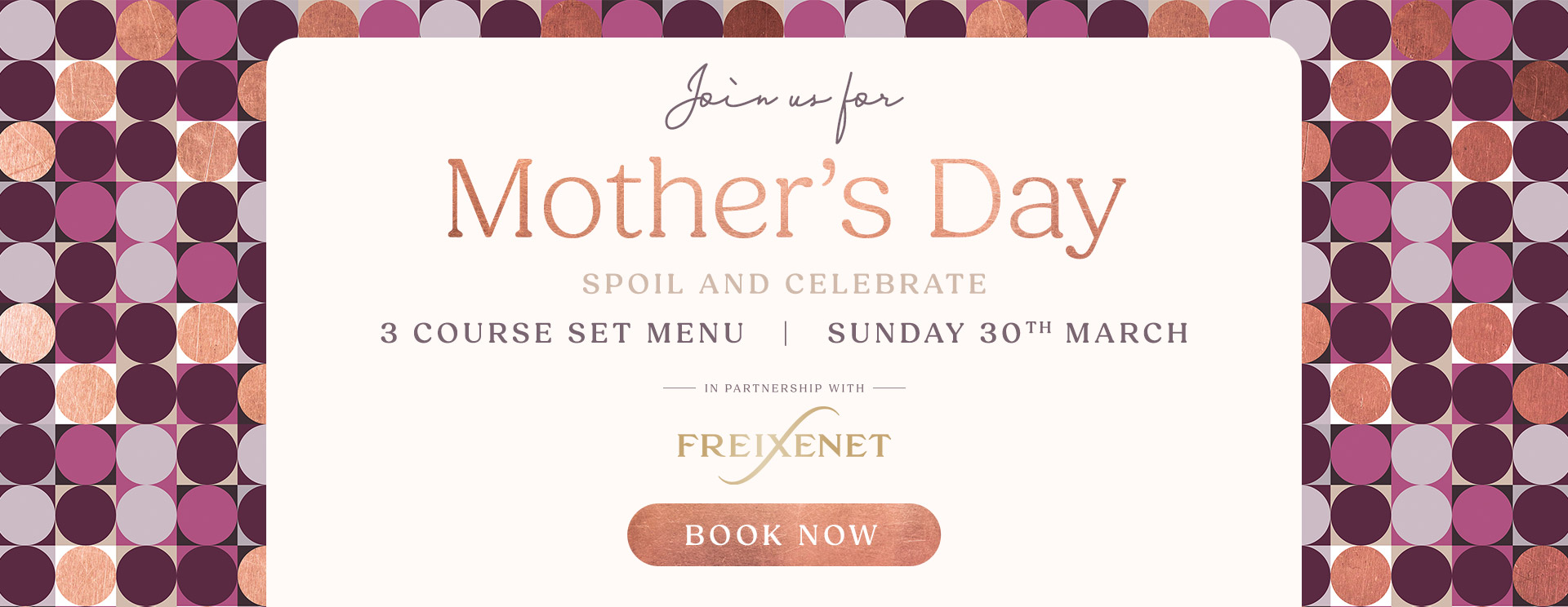 Mother’s Day menu/meal in London